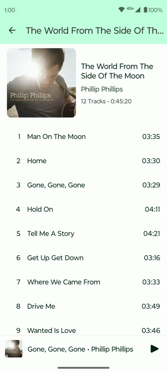 Fossify Music Player: Album details