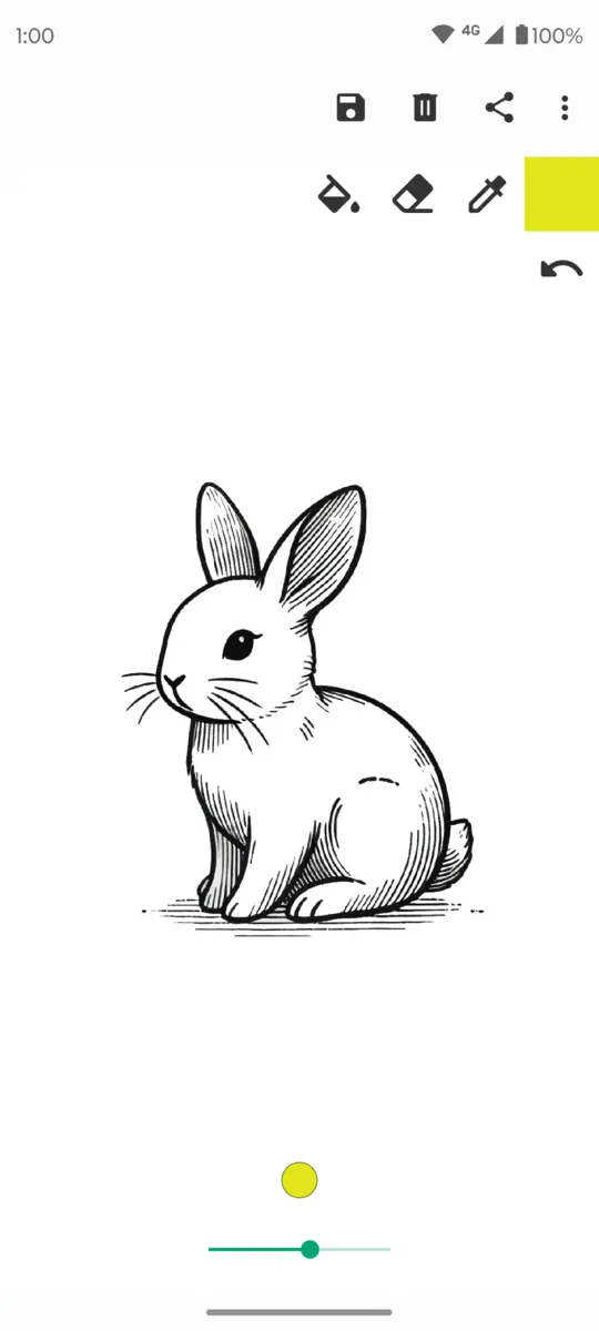 Fossify Paint: Drawing canvas