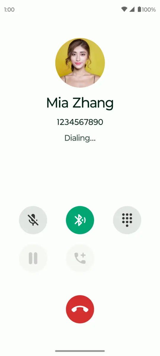 Fossify Phone: Incoming call